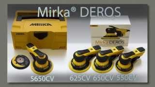 Mirka®  DEROS – уникальная компактная электрическая шлифовальная машинка для сектора строительства и