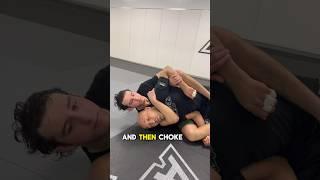 Single Leg to Double Leg to prevent getting Choked out! #AlvarezBJJ #BJJ #BrazilianJiuJitsu