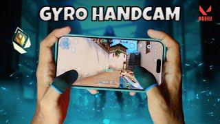 Valorant MOBILE Handcam 4fingers + GYRO Radiant | Aim Assist Off