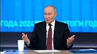 Самый НЕУДОБНЫЙ ВОПРОС Путину на пресс-конференции 2024 года