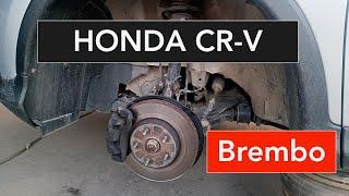 Honda CR V IV 4 покоління заміна гальмівних колодок Brembo