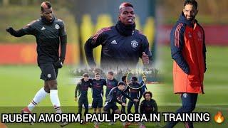 Breaking Paul Pogba Spotted at Manchester United Training for 3rd spell at Manchester United