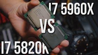 Intel i7-5820k vs i7-5960x Cinebench