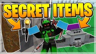 ALL Secret Items in Roblox Skyblock... (Food Processor, Test Blueprint, Test Totem, Torch, & More)