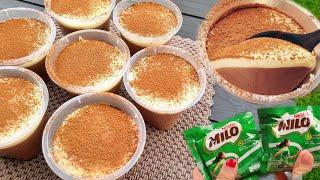 MILO DIJADIIN PUDING ENAK BANGET | PUDING MILO KEJU | MILO CHEESE PUDDING