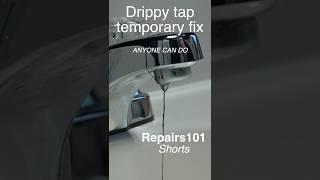 Drippy Tap Temporary Fix - anyone can do!   #shorts