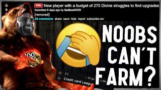 They Bullied Him for Learning to Farm - Talking with a 270 Divine First League Noob