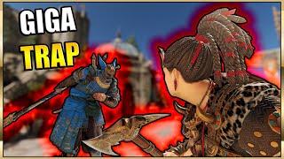 The Giga Trap - When you use 200% of your Brain | ForHonor