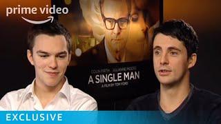 Matthew Goode & Nicholas Hoult on "naughty" Colin Firth | A Single Man | Prime Video