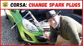 Vauxhall Corsa D: How To Change Spark Plugs (Opel Corsa D)