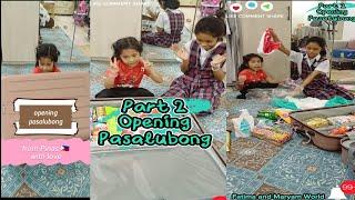 #happy #unboxing #pasalubong frm Pinas part2 #alhamdulillah #thanks #kids #fun #surprise #love #like