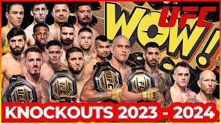 Los Knockouts Más BRUTALES de la UFC 2023-2024