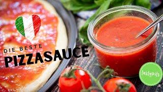 BESTE Pizzasauce - original italienisches Rezept aus 4 Zutaten! 