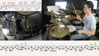 Korn - I'm Hiding - Drum transcription, lesson, sheet music