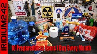 10 Preparedness Items I Buy Every Month!