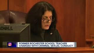 Former Rochester teacher accused of having sex with students given $200K cash bond