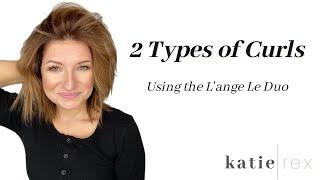 2 Types of Curls Using L’ange Le Duo