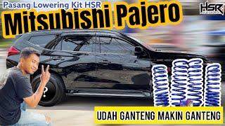 Mitsubishi Pajero Udah Ganteng Makin Ganteng pakai Lowering Kit HSR‼️ Ceper tapi tetap Aman & Nyaman