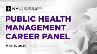 Public Health Management Career Panel
