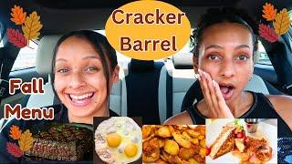 *New* FALL Menu Taste Test | Our First Time Trying Cracker Barrel