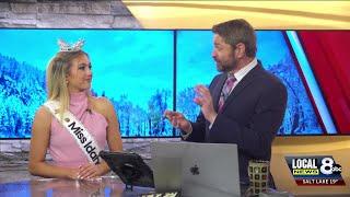 Miss Idaho Visits Local News 8 in the Morning