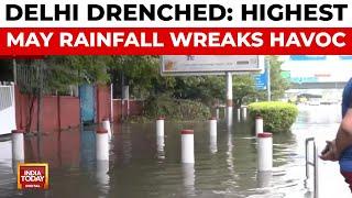 Delhi Records Highest May Rainfall: Widespread Waterlogging, Airport Disruptions