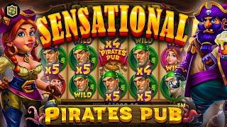 #заносынедели #занос  ЛУЧШИЕ  МОИ БОНУСКИ 2023 В СЛОТЕ PIRATES PUB.