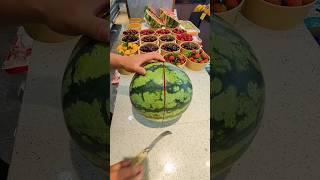 #Sample Watermeloncarving cutting design Skills#Watermelon#Watermelon cutting# Watermelon carving#