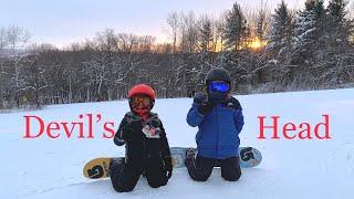 Devil's Head, WI - First Snowboard Road Trip!!