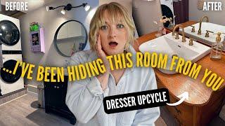 My Powder Room / Laundry Room Is About To Get A *major* Glow Up! 