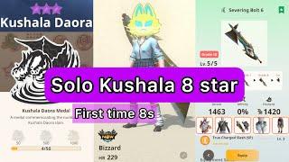 [MHN] First time solo kill Kushala Daora 8 star (4th hunts) Greatsword Monster hunter now