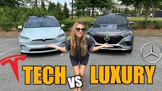 Mercedes EQS SUV vs Tesla Model X