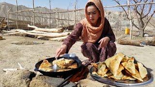 Cooking Crispy Vegetable Samosa Village Style |  Afghanistan Village life