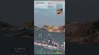 Annapolis Vs Plymouth - Island Warfare#worldofwarships #wows #cqc
