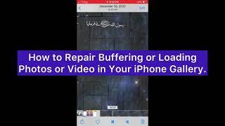 How to Repair Buffering or Loading Photos Or Videos on iPhone iOS 14