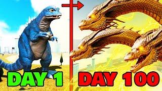 I Survived 100 Days in Kaiju Universe ROBLOX