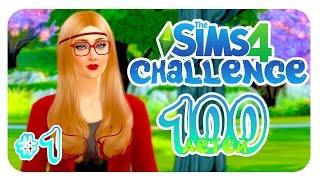 The Sims 4: Challenge "100 детей" #1 - Уводим Мужа из Семьи!