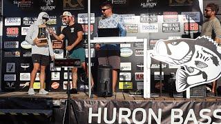 WE GIVE OUT 30, 000$ IN PRIZES | The Huron Bass Tour Classic Day #2 Live Weigh In | Pointe Au Baril