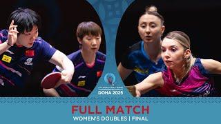 FULL MATCH | Wang/Kuai vs Polcanova/Szocs | WD FINAL | #ITTFWorlds2025