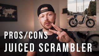 Juiced Scrambler eBike // Three Things We Love and Two Things We'd Change // Pro's and Con's