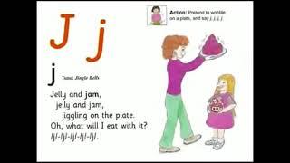 UK School Primary One Jolly Phonics Song Jj - Jelly and Jam