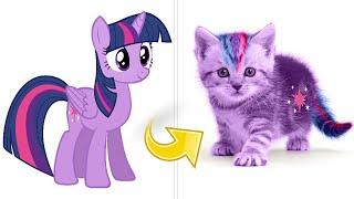 Twilight Sparkle as Cat MLP