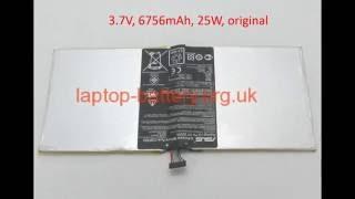 Free shipping ASUS Pad MeMO Pad ME302KL battery, C12P1302 battery