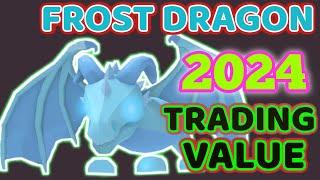 FROST DRAGON TRADING IN ADOPT ME  2024 ! #adoptme #frostdragon