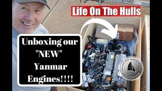 Ep073 New Yanmar Engines - Life On The Hulls Building Catamaran