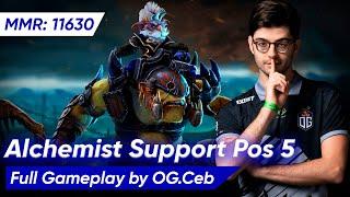 OG CEB ALCHEMIST HARD SUPPORT POS 5. | Dota 2 Pro Gameplay