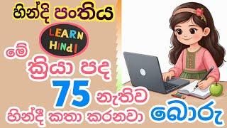 මේ මොහොතේ ම හින්දි කතා කරන මැජික් එක උගනිමු Let's Start Speaking Hindi