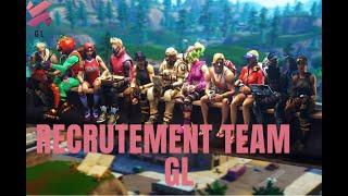 Recrutement team GL