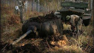 НАШЛИ ТАНК Т-34 НА МЕСТЕ БЫВШЕГО СРАЖЕНИЯ ВОВ !!!