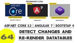 Angular 7 | How to Detect Changes And Re-Render DataTables